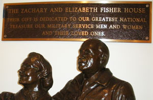 Zachary and Elizabeth Fisher Statue