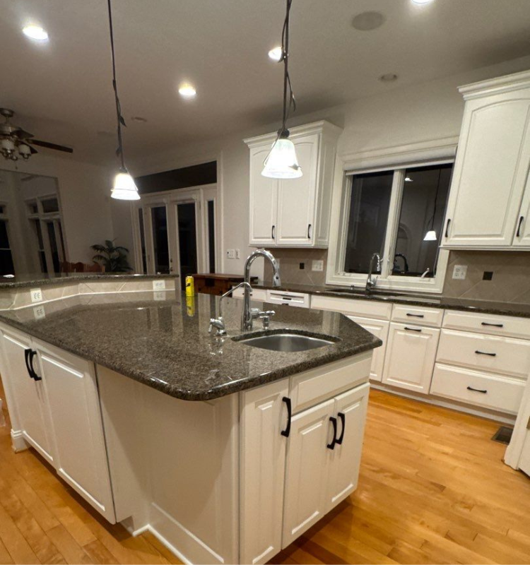 Cabinet Painting for Kitchen & Pantry in Great Falls, VA